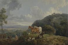 Horses and Cattle by a River, 1777-George the Elder Barret-Giclee Print