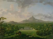 View of Powerscourt, County Wicklow, c.1760-2-George the Elder Barret-Giclee Print