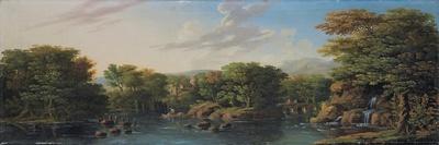 Horses and Cattle by a River, 1777-George the Elder Barret-Giclee Print