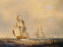 Busy Shipping Lanes in the Channel-George the Elder Chambers-Giclee Print