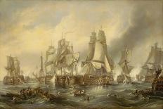 The Battle of Trafalgar, 21 October 1805, C.1836 (Oil on Canvas)-George the Elder Chambers-Giclee Print