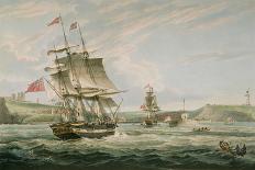 Busy Shipping Lanes in the Channel-George the Elder Chambers-Giclee Print