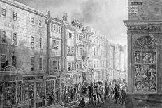 The Strand from the Corner of Villiers Street, 1824-George The Elder Scharf-Giclee Print
