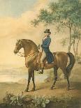 Warren Hastings on His Arabian Horse, 1796 (W/C on Paper)-George Townley Stubbs-Framed Giclee Print