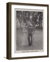 George Tubon Ii, King of Tonga-null-Framed Giclee Print