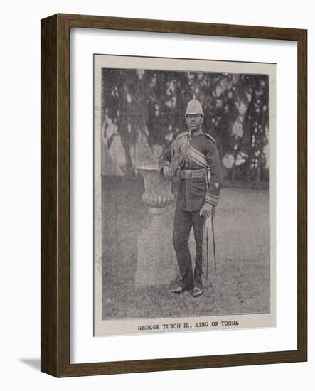 George Tubon Ii, King of Tonga-null-Framed Giclee Print