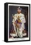 George V, Coronation Robe-null-Framed Stretched Canvas