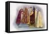George V He Is Crowned by the Archbishop of Canterbury in Westminster Abbey-null-Framed Stretched Canvas