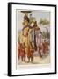 George V in Benares-null-Framed Art Print