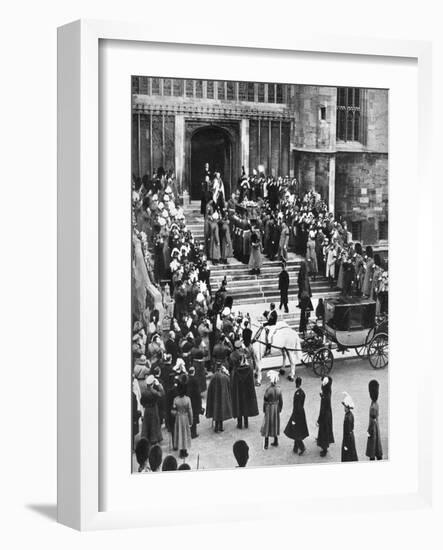 George V's Resting Place, St George's Chapel, Windsor Castle, 28 January 1936-null-Framed Giclee Print