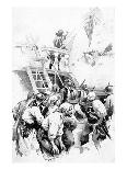 The Great Merchantman Was Captured-George Varian-Art Print