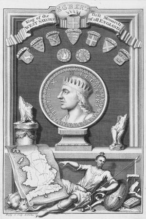Egbert, King of the West Saxons and first monarch of all England, (18th century)