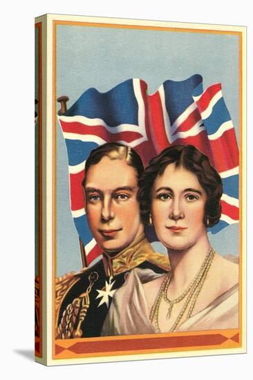 George VI and Elizabeth-null-Stretched Canvas