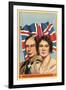 George VI and Elizabeth-null-Framed Art Print