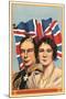 George VI and Elizabeth-null-Mounted Art Print