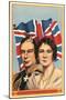 George VI and Elizabeth-null-Mounted Art Print