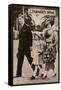 George VI and Queen Elizabeth, Daughter Elizabeth at Richmond-null-Framed Stretched Canvas