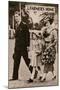 George VI and Queen Elizabeth, Daughter Elizabeth at Richmond-null-Mounted Art Print