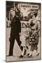 George VI and Queen Elizabeth, Daughter Elizabeth at Richmond-null-Mounted Art Print