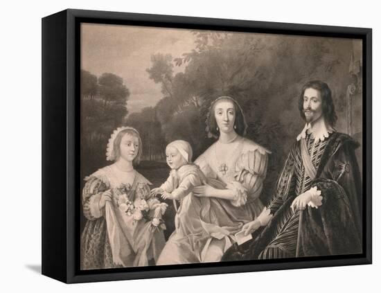 'George Villiers, Duke of Buckingham and Family', 1628, (1904)-Gerrit Van Honthorst-Framed Stretched Canvas