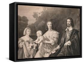 'George Villiers, Duke of Buckingham and Family', 1628, (1904)-Gerrit Van Honthorst-Framed Stretched Canvas