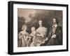 'George Villiers, Duke of Buckingham and Family', 1628, (1904)-Gerrit Van Honthorst-Framed Giclee Print