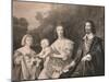 'George Villiers, Duke of Buckingham and Family', 1628, (1904)-Gerrit Van Honthorst-Mounted Giclee Print