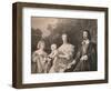 'George Villiers, Duke of Buckingham and Family', 1628, (1904)-Gerrit Van Honthorst-Framed Giclee Print
