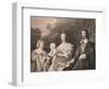 'George Villiers, Duke of Buckingham and Family', 1628, (1904)-Gerrit Van Honthorst-Framed Giclee Print