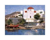 Mykonos I-George W^ Bates-Framed Giclee Print