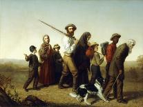 Union Refugees, 1865-George W. Pettit-Framed Stretched Canvas