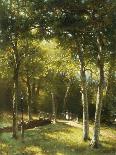 The Bridge in the Park-George W. Waters-Stretched Canvas