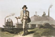 Cropping Wool to Give an Even Pile after Nap Had Been Raised, 1814-George Walker-Giclee Print