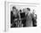 George Wallace Stepping Aside as Pres John Kennedy Walks to Platform at Muscle Shoals, Alabama-null-Framed Photo