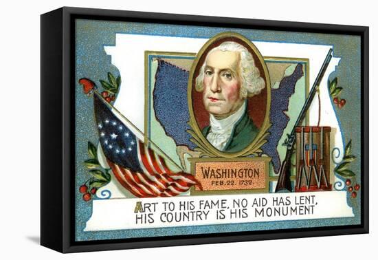 George Washington (1732-179), American President, 18th Century-null-Framed Stretched Canvas