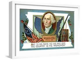 George Washington (1732-179), American President, 18th Century-null-Framed Giclee Print