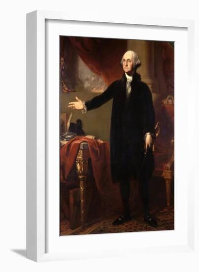 George Washington, 1732-99, 1st President of the United States-George Peter Alexander Healy-Framed Giclee Print