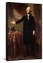 George Washington, 1732-99, 1st President of the United States-George Peter Alexander Healy-Framed Stretched Canvas