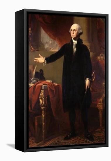 George Washington, 1732-99, 1st President of the United States-George Peter Alexander Healy-Framed Stretched Canvas