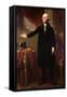 George Washington, 1732-99, 1st President of the United States-George Peter Alexander Healy-Framed Stretched Canvas