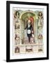 George Washington (1732-99) as a Freemason-null-Framed Giclee Print