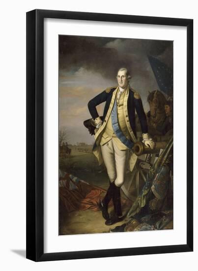 George Washington after the Battle of Princeton on January 3, 1777-Charles Willson Peale-Framed Giclee Print