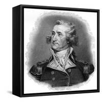 George Washington, American Revolutionary Leader and First President of the USA, 1783-Thomas Cheesman-Framed Stretched Canvas