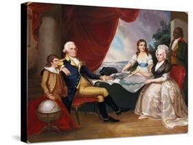 George Washington and His Family-Eugene Atget-Stretched Canvas