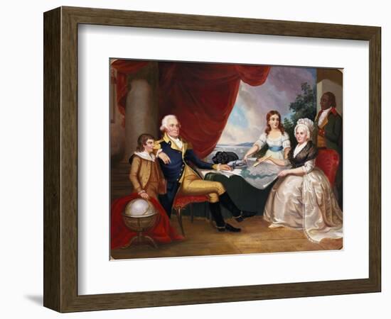 George Washington and His Family-Eugene Atget-Framed Giclee Print