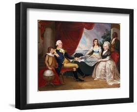 George Washington and His Family-Eugene Atget-Framed Giclee Print