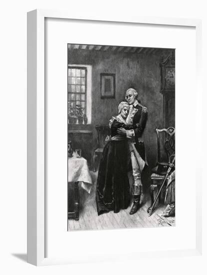 George Washington and His Mother Embracing-null-Framed Giclee Print