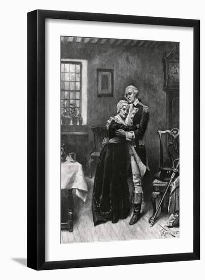 George Washington and His Mother Embracing-null-Framed Giclee Print