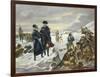 George Washington and Marquis Lafayette at Valley Forge after Alonzo Chappel-null-Framed Giclee Print