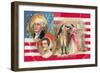 George Washington and Martha Curtis-null-Framed Art Print